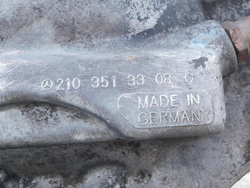 MERCEDES W210 LIFT SEDAN 2.2 CDI 01r DYFERENCJAŁ DYFER MOST TYŁ 2103513308G