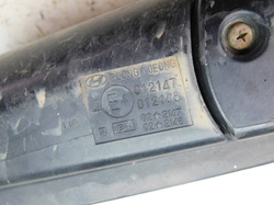 HYUNDAI SANTA FE I 2002r LUSTERKO PRAWE 3 PIN