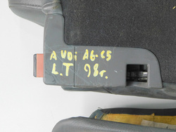 AUDI A6 C5 1.8T QUATTRO 98r OPARCIE KANAPY TYŁ AVANT CZARNA SKÓRA