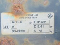 VW PASSAT B5 1.9 TDI HAK HOLOWNICZY 