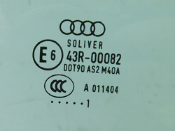 AUDI A5 8T SPORTBACK 12r SZYBA DRZWI PRAWY PRZÓD