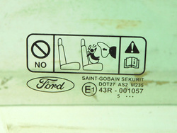 FORD FOCUS C-MAX MK1 LIFT 1.6 SZYBA DRZWI PRAWY PRZÓD 