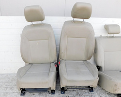 RENAULT KOLEOS I 2.0D 09r FOTELE WNĘTRZE SIEDZENIA KOMPLET JASNE BEŻOWE