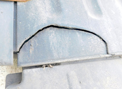 MB ACTROS MP4 12r EURO 5 NADKOLE + MOCOWANIE BŁOTNIK PRAWY PRZÓD