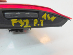 BMW 4 F32 2014r PRZEDLIFT LAMPA PRAWY TYŁ Z KLAPY USA 7296102