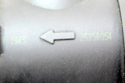 OPEL ASTRA H III 1.6 05r Z20R PRZEPŁYWOMIERZ 25358054 DELPHI