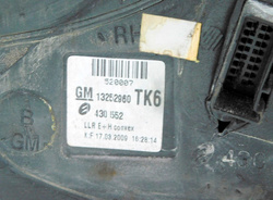 OPEL ASTRA H III  1.4 90KM 09 GTC LIFT LUSTERKO PRAWE KOMPLETNE 13252960 