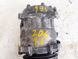 PEUGEOT 206 1.4 2001r SPRĘŻARKA POMPA KOMPRESOR KLIMATYZACJI SD7V12 