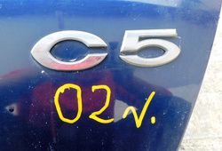 CITROEN C5 I 2.2 HDI 02r KLAPA BAGAŻNIKA TYŁ HB SEDAN KOMPLETNA