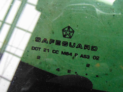 DODGE GRAND CARAVAN III 02r SZYBA TYŁ PRAWY