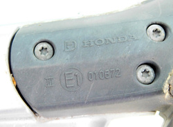 HONDA CIVIC VII 1.4 02r LUSTERKO PRAWE KOMPLETNE SREBRNE