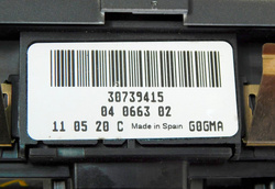 VOLVO V70 III 3.0 T6 304KM 12r WŁĄCZNIK PRZELĄCZNIK ŚWIATEŁ 30739415