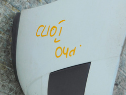 RENAULT CLIO II 1.2 04r ZDERZAK PRZÓD KOMPLETNY BIAŁY