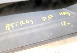 MB ACTROS MP4 12r EURO 5 OWIEWKA SPOILER PRAWA LISTWA LAMPY 