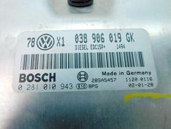 VW PASSAT B5 FL 1.9 TDI STEROWNIK KOMPUTER SILNIKA 0281010943 
