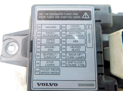 VOLVO V40 S40 1.9D 02r SKRZYNKA BEZPIECZNIKÓW 30889989