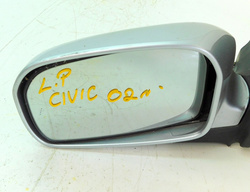 HONDA CIVIC VII 1.4 02r LUSTERKO LEWE KOMPLETNE SREBRNE