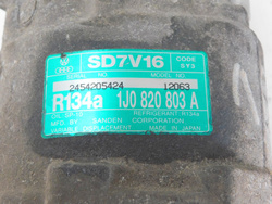 VW GOLF IV 1.6 97-03r KOMPRESOR SPRĘŻARKA POMPA KLIMATYZACJI 1J0820803A