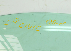 HONDA CIVIC VII 1.4 02r SZYBA DRZWI LEWY PRZÓD