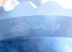 DAF XF 105 CF 460KM 12r MANUAL GŁÓWKA WKŁAD MOSTU DYFERENCJAŁ 43/16 BLOKADA