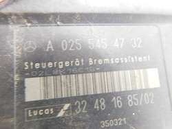 MERCEDES CLK W208 98r POMPA SERWO HAMULCOWE STEROWNIK A0255454732