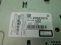 OPEL INSIGNIA A 1.8 09r PANEL KLIMATYZACJI RADIO
