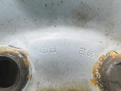 MERCEDES VITO W639 2004r FELGI STALOWE KOMPLET 4SZT 16 CALI 5X112 
