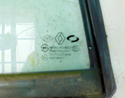 RENAULT KOLEOS I 2.0D 09 SZYBA DRZWI LEWY TYŁ