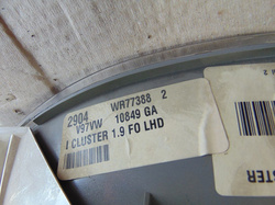 FORD GALAXY ALHAMBRA 1.9TDI 98r LICZNIK ZEGARY 