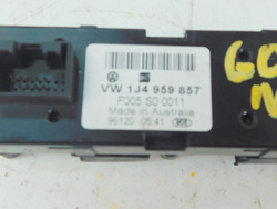 VW GOLF IV 1.6 97-03r PANEL PRZEŁĄCZNIK SZYB LEWY PRZÓD 1J4959857 