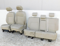 RENAULT KOLEOS I 2.0D 09r FOTELE WNĘTRZE SIEDZENIA KOMPLET JASNE BEŻOWE
