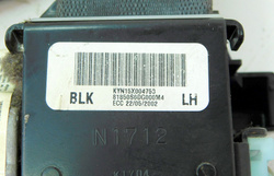 HONDA CIVIC VII 1.4 02r PAS BEZPIECZEŃSTWA LEWY PRZÓD