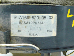 MERCEDES ML W163 2.7CDI 00r GŁOŚNIK DRZWI LEWY TYŁ 