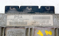 PEUGEOT 206 1.4 2001r KOMPUTER STEROWNIK SILNIKA 