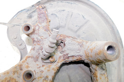 SKODA OCTAVIA II RS 2.0 TSI 2005r PIASTA ZWROTNICA PRAWY TYŁ 