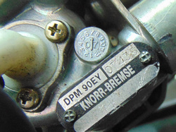 IVECO MAGIRUS 260-30 05r DŹWIGNIA HAMULCA ZAWÓR