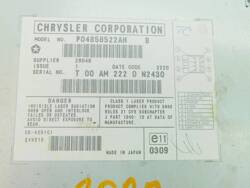 CHRYSLER 300M 2.7 2001r ZMIENIARKA CD P04858522AH