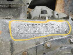 MERCEDES W168 A 160 1.6 98r SKRZYNIA BIEGÓW A1683602000