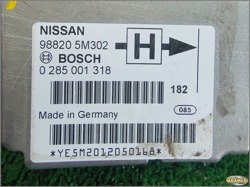 NISSAN ALMERA N16 2001r SENSOR AIR BAG 0285001318