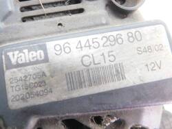 PEUGEOT 206 1.4 2002r ALTERNATOR 9644529680